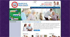 Desktop Screenshot of healthfirsthomehealth.com